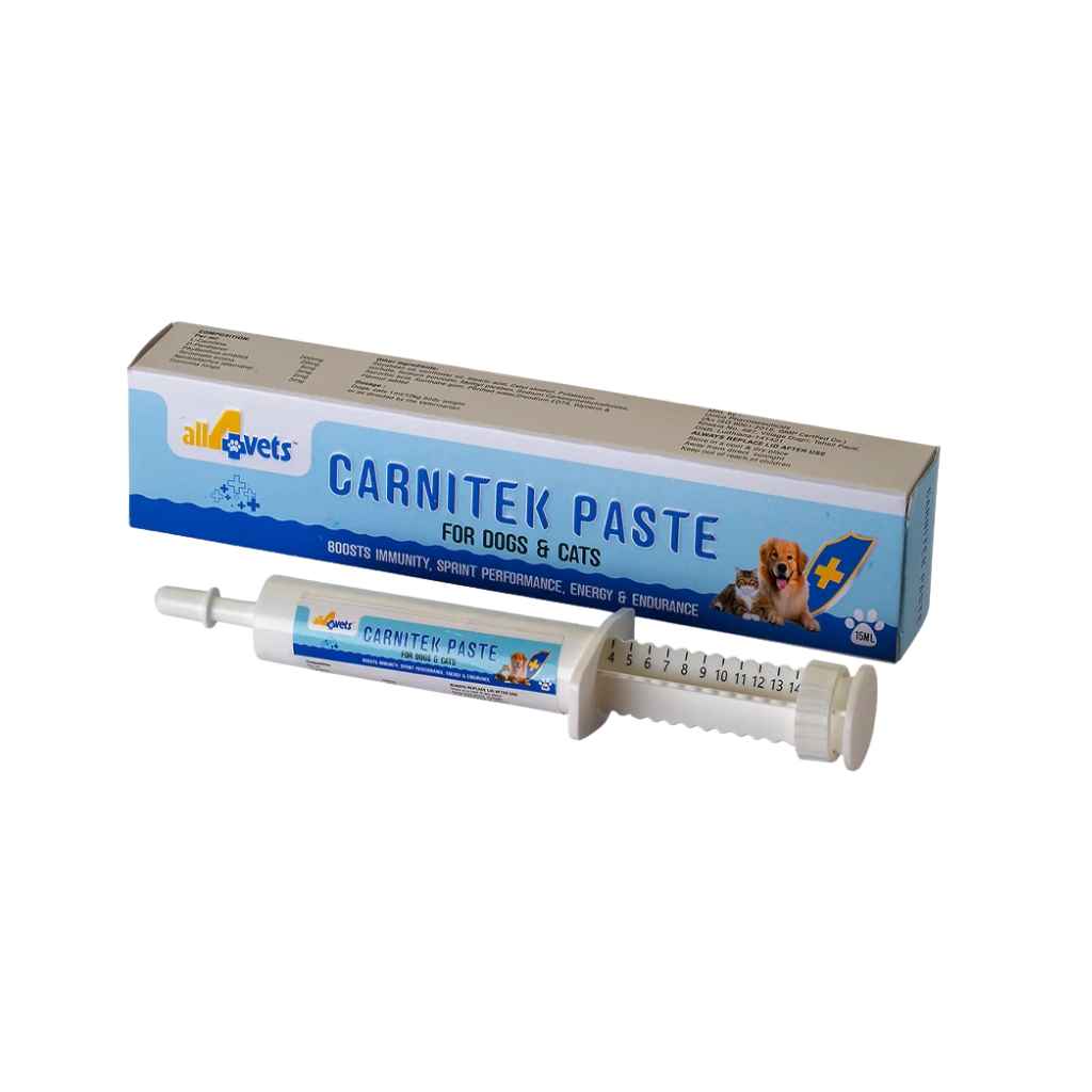 ALL4VETS CARNITEK L-CARNITINE ENERGY PASTE FOR DOGS & CATS [15 ML] - Animeal