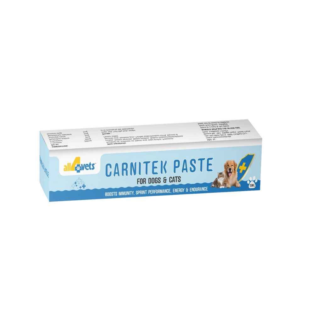 ALL4VETS CARNITEK L-CARNITINE ENERGY PASTE FOR DOGS & CATS [15 ML] - Animeal