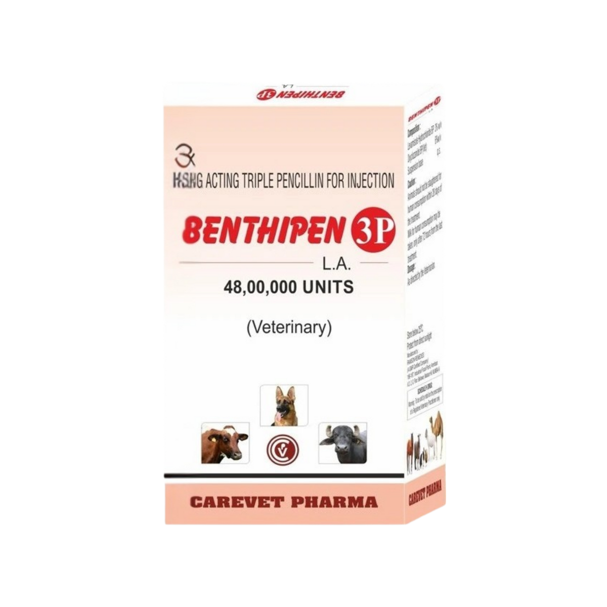 BENTHIPEN 3P L.A INJ - Animeal