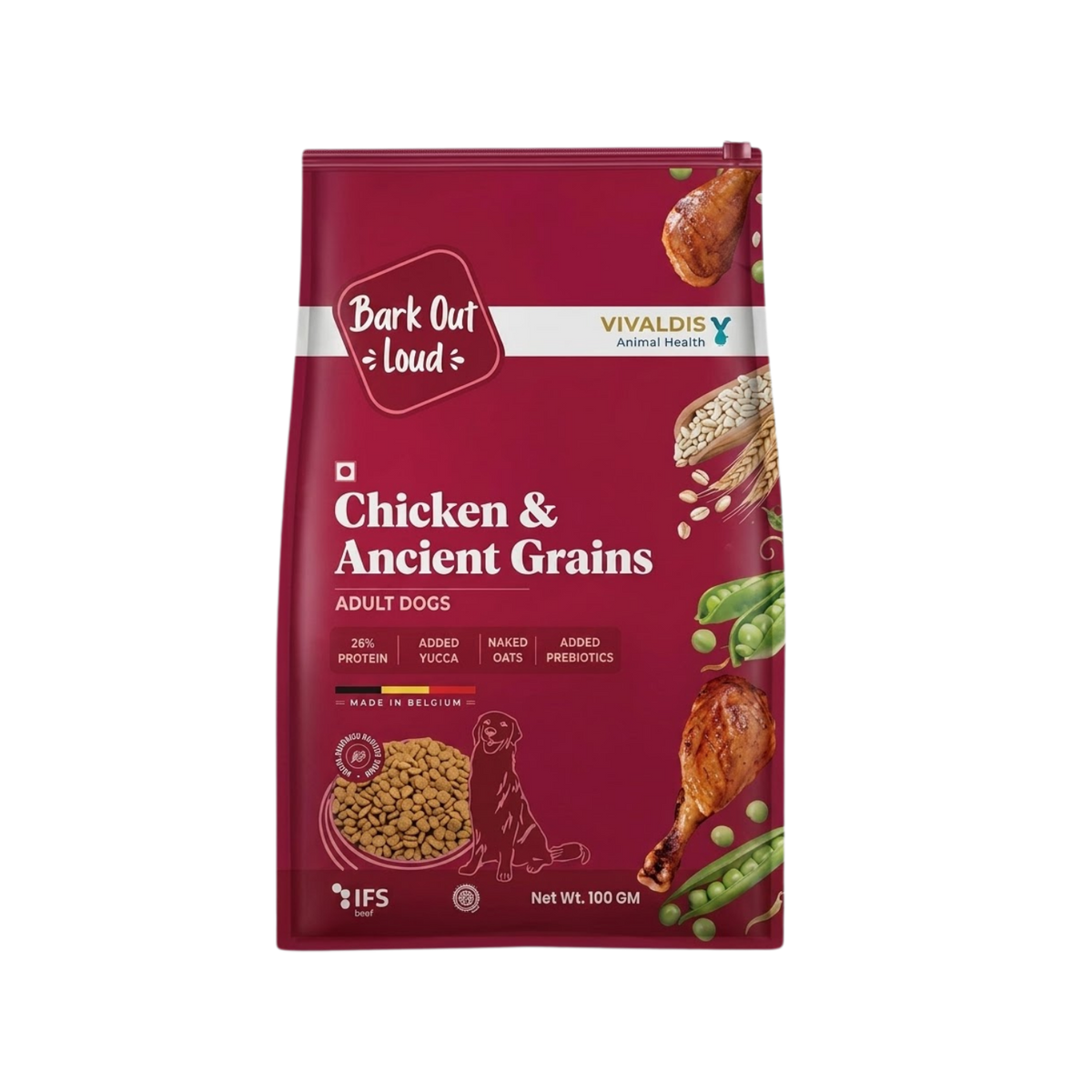 BOL CHIC & GRAIN ADULT DOG DRY FOOD (XS) - Animeal