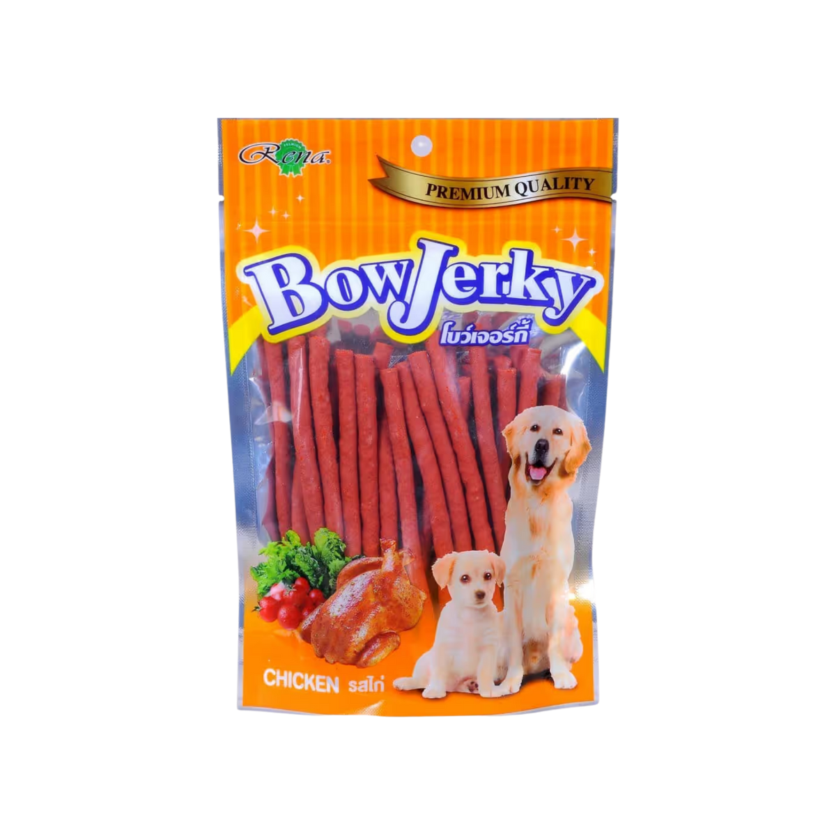 BOW JERKY CHICKEN STICK TREAT - Animeal