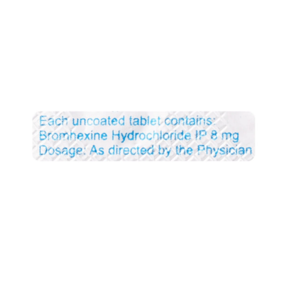 BROMHEXINE TABLET - Animeal