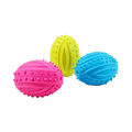 CANINE CREW RUBBER SQUEAKY RUGBY TOY - Animeal