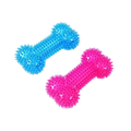 CANINE CREW SQUEAKY SPIKE BONE TOY - Animeal