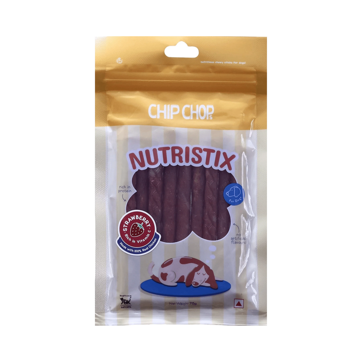 CHIP CHOP NUTRISTIX STRAWBERRY (S) - Animeal