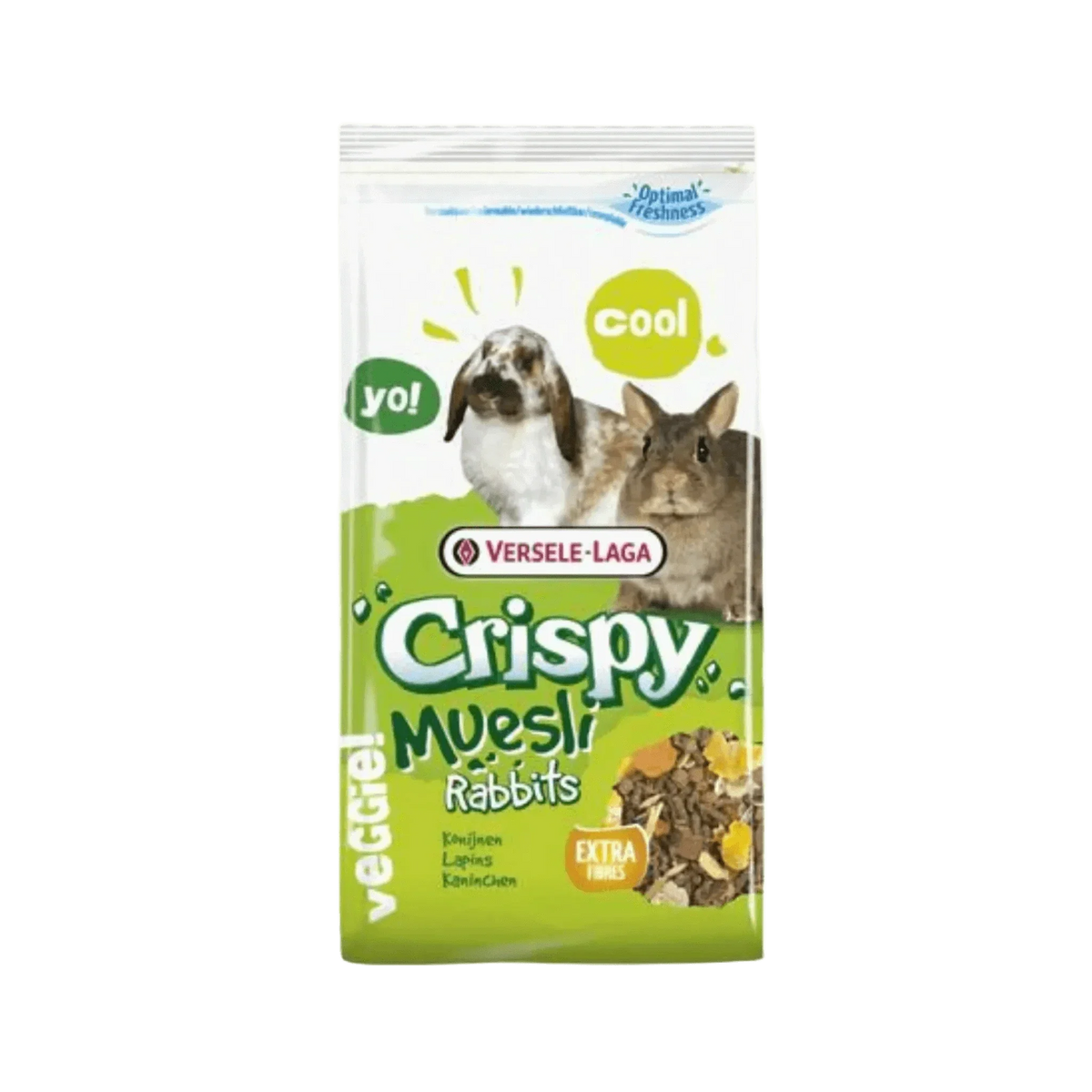 CRISPY MUESLI RABBIT DRY FOOD (XL) - Animeal