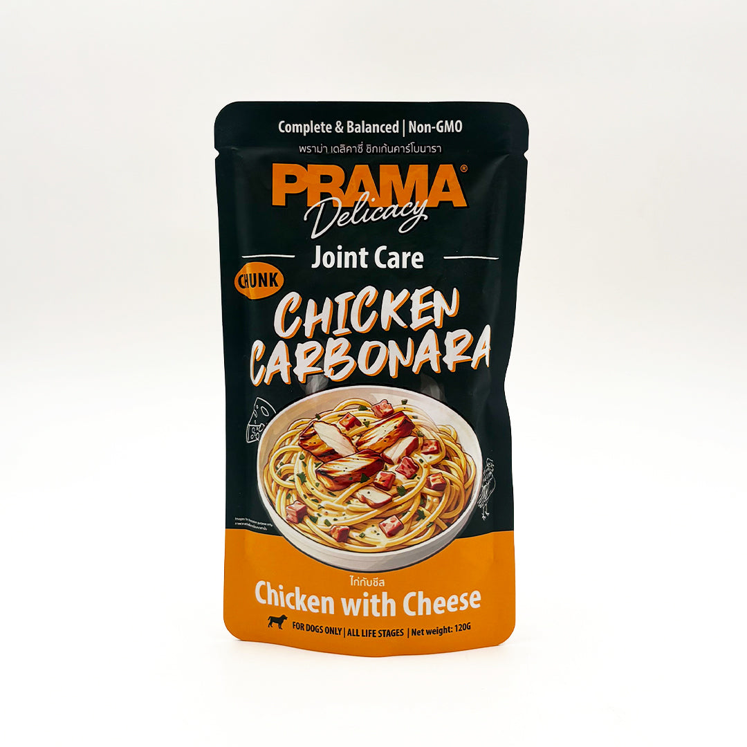 PRAMA DELICACY CHICKEN CARBONARA WET DOG FOOD [120 GM]