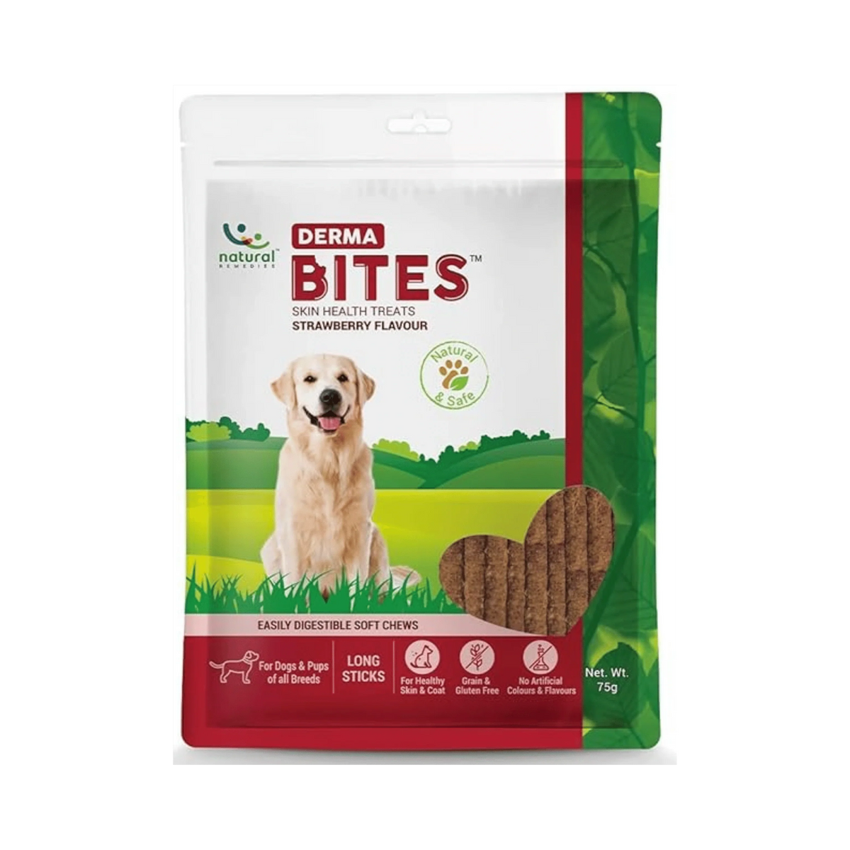 DERMA BITES STRAWBERRY FLAVOUR - Animeal