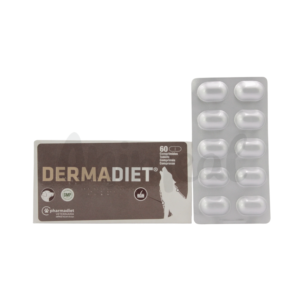 Pharmadiet Dermadiet Tablet for Dogs and Cats, 10 Tablets