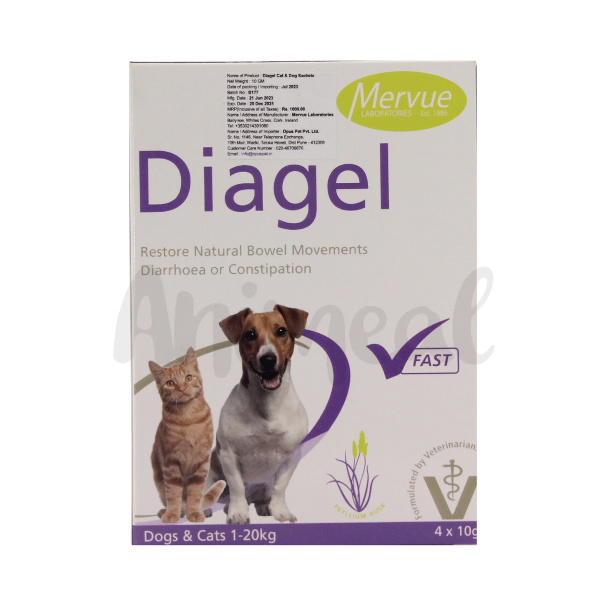 Diagel Sachet for Dogs and Cats, 10g
