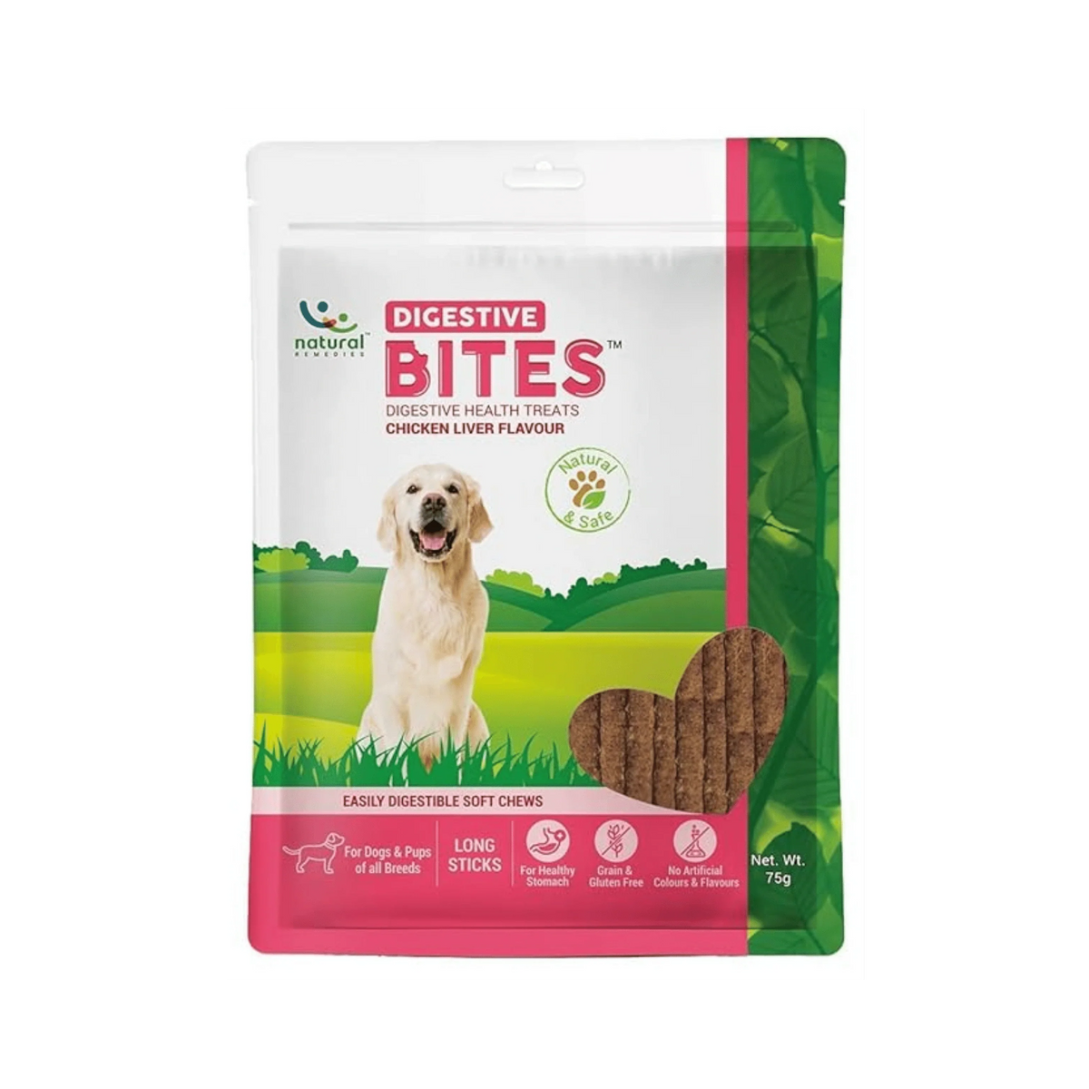 DIGESTIVE BITES CHIC & LIV FLAVOUR - Animeal
