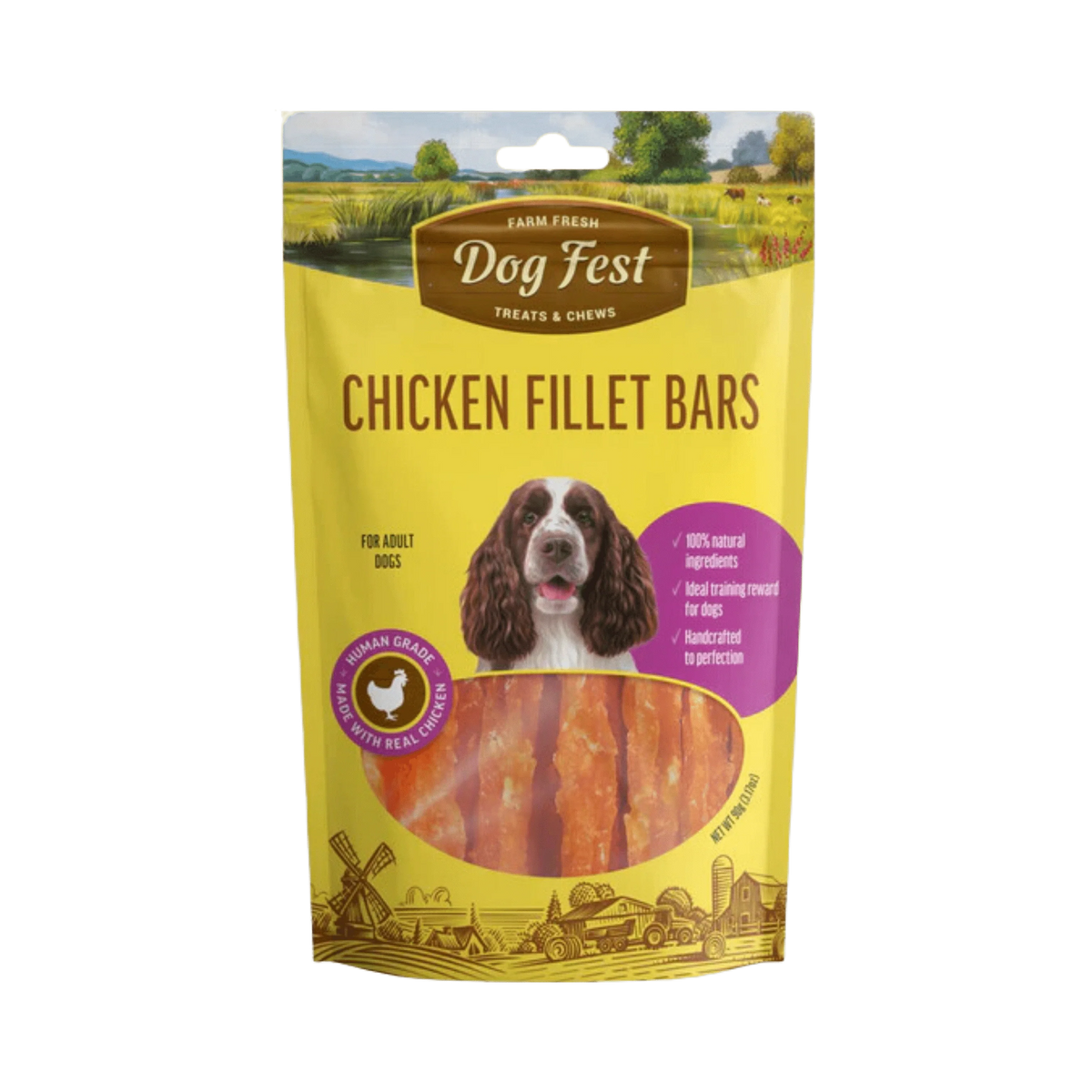 DOGFEST CHICKEN FILLET BARS - Animeal