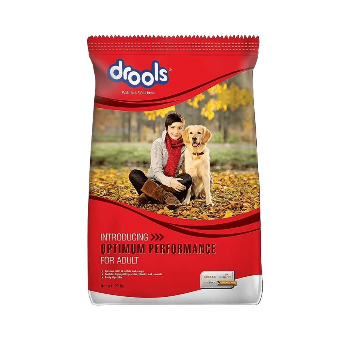 DROOLS ADULT OPTIMUM PER DRY FOOD (XXL) - Animeal