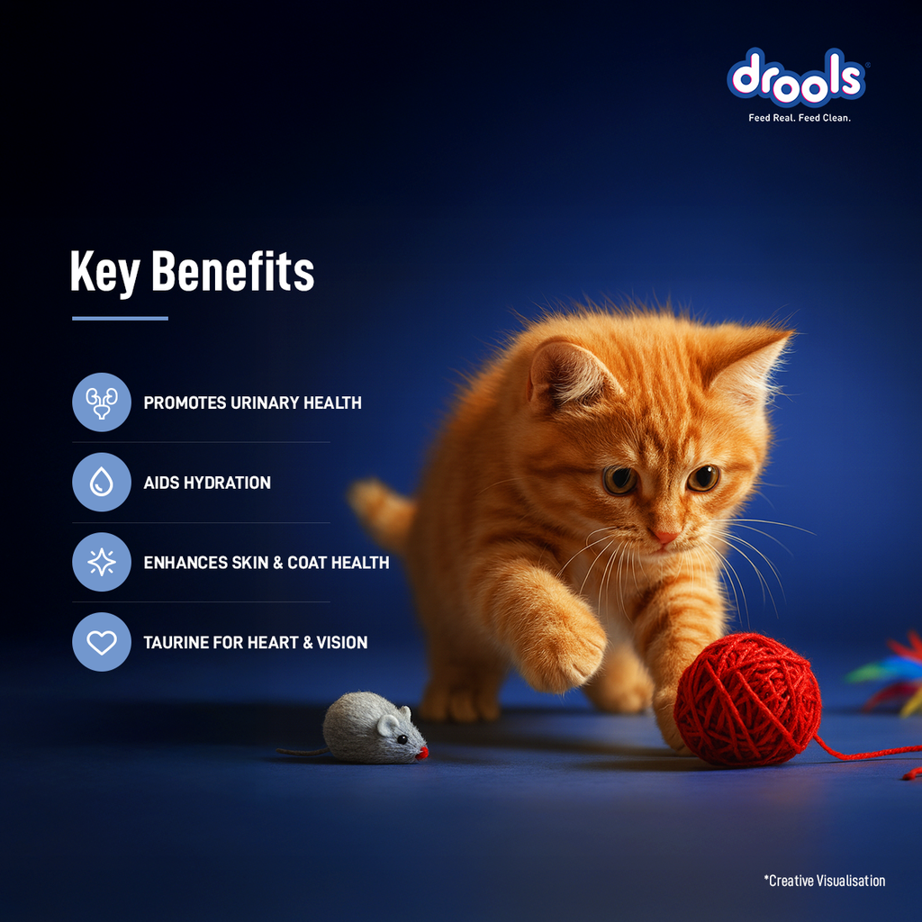 DROOLS OCEAN FISH MOUSSE KITTEN WET FOOD [80g] - Animeal