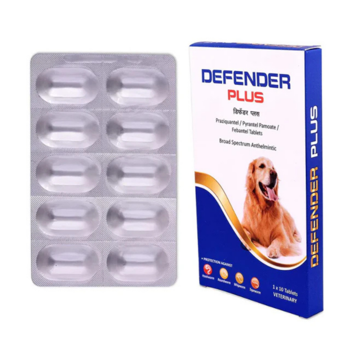 Defender Plus Dewormer Tablets for Dogs - Animeal