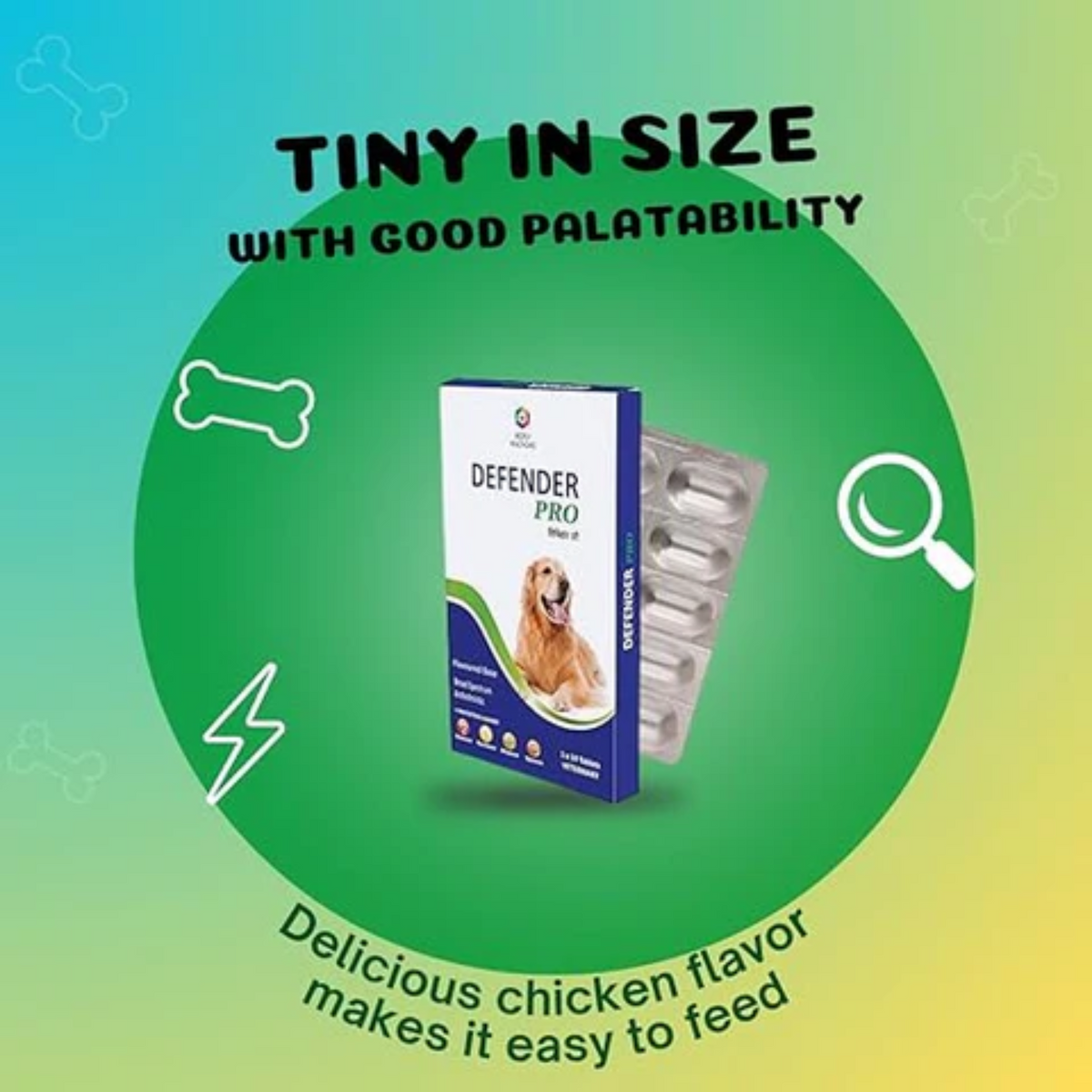 Defender Pro Deworming Tablet for Dogs of All Life Stages (Pack of 3) - Animeal