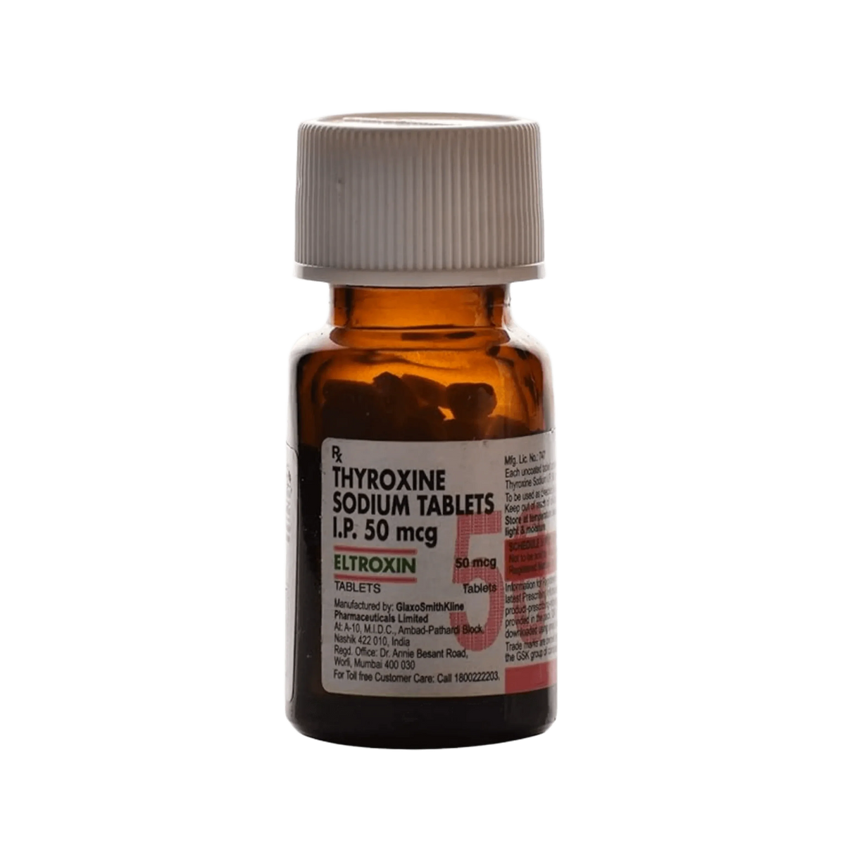 ELTROXIN 50MG TABLET - Animeal
