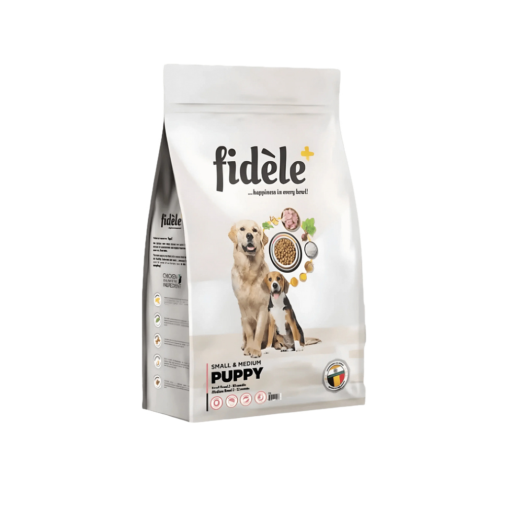 FIDELE PLUS PUPPY SMALL & MEDIUM DRY FOOD [3 KG] - Animeal