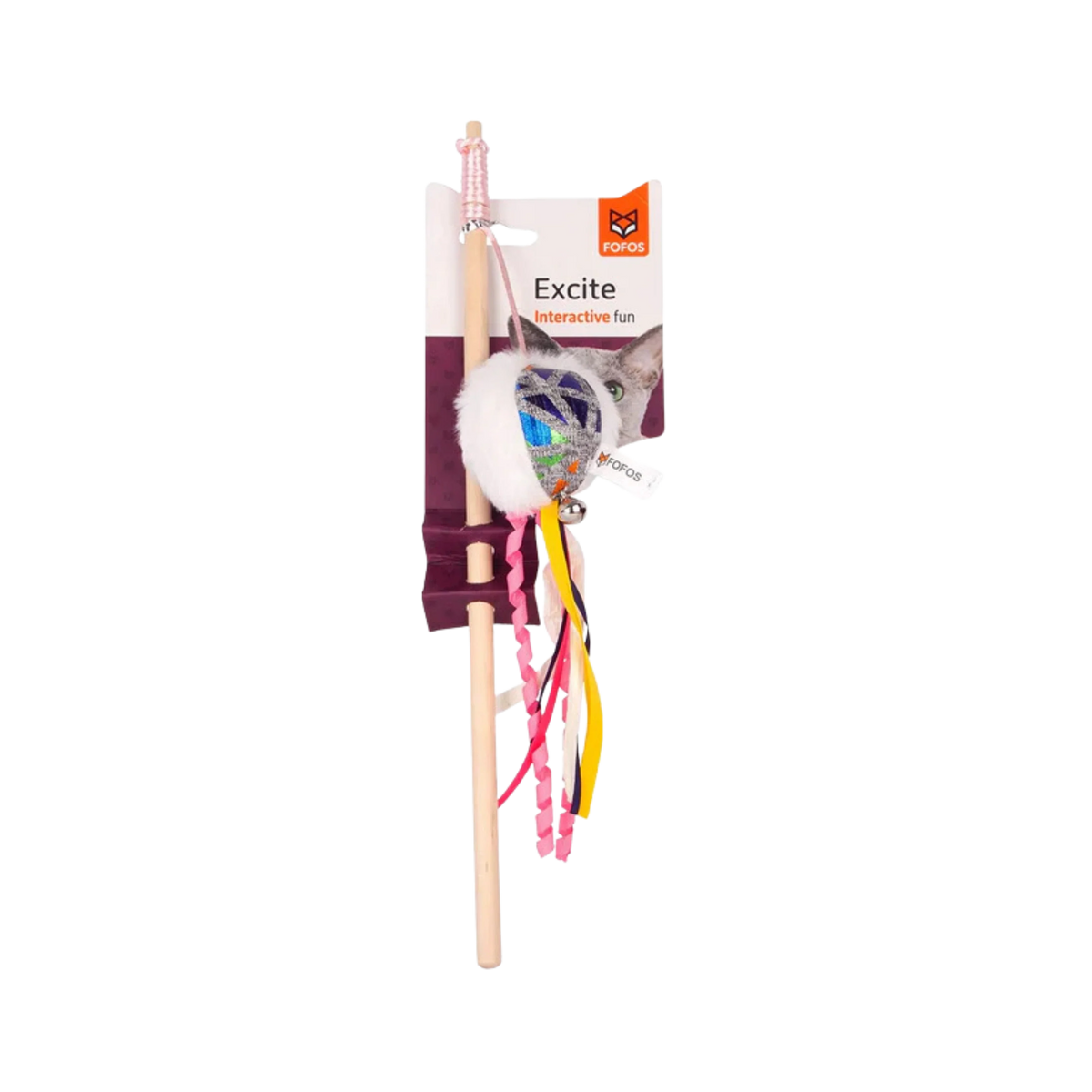 FOFOS BLOCKY MEOW BALL WAND - Animeal