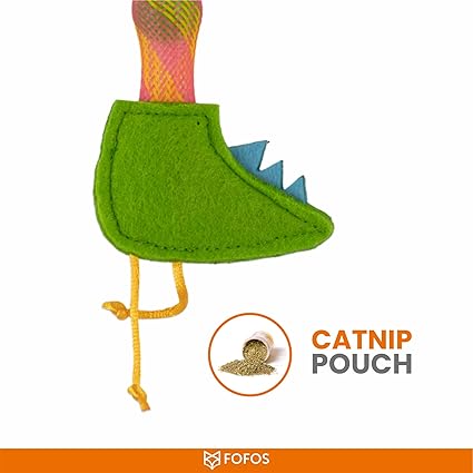 FOFOS CAT FLICK TUBE CROCODILE TOY - Animeal