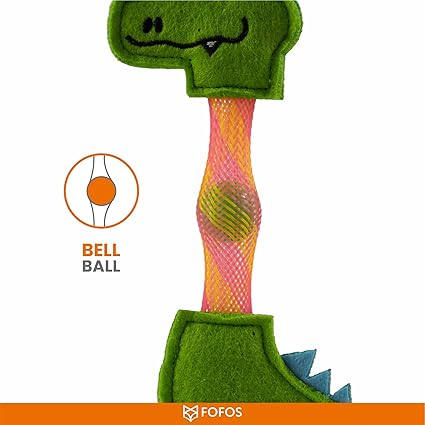 FOFOS CAT FLICK TUBE CROCODILE TOY - Animeal