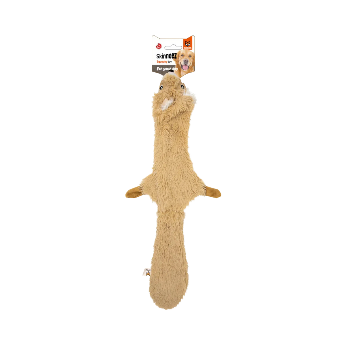 FOFOS DOG TOY SKINNEEZ SQUIRREL - Animeal