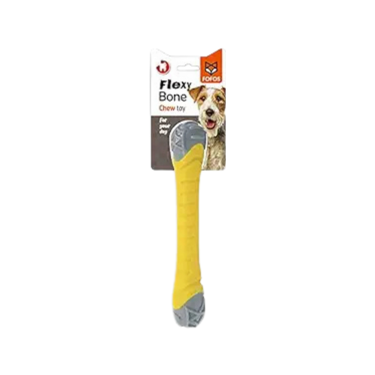 FOFOS FLEXY BONE CHEW TOY (SMALL) - Animeal