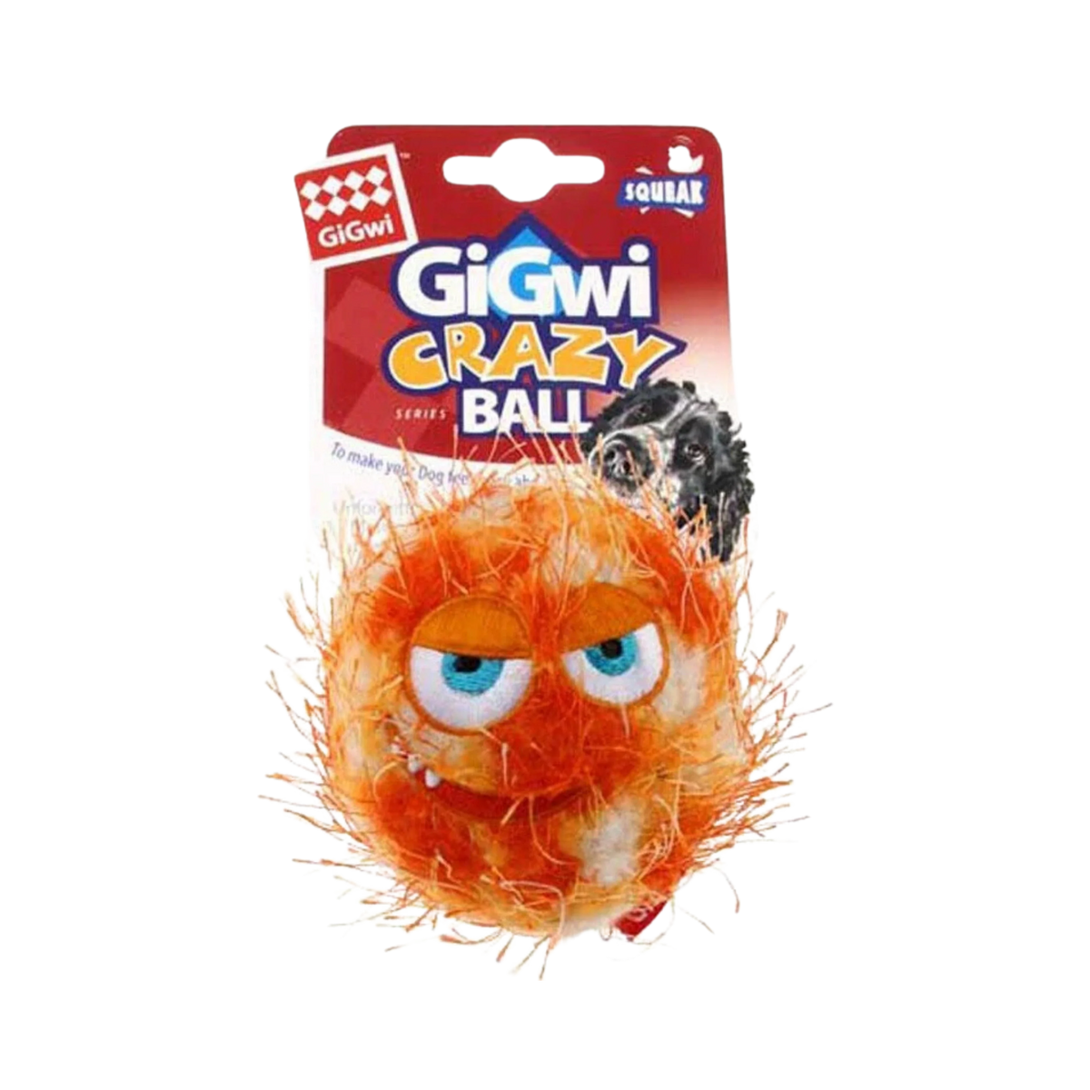 GIGWI CRAZY BALL SQUEAKER - Animeal