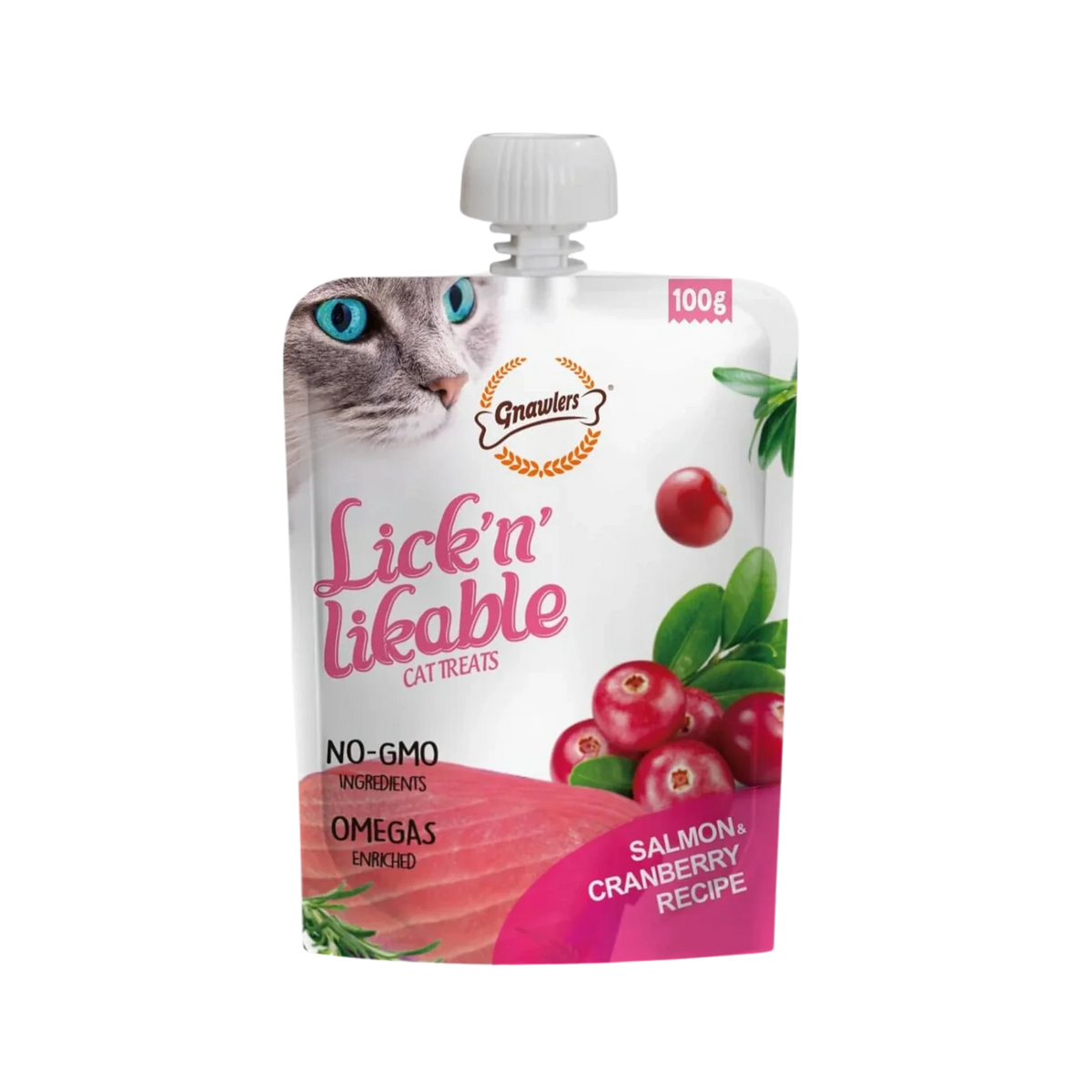GNAWLERS LICK N LIKABLE SALON & CRANBERRY TREAT