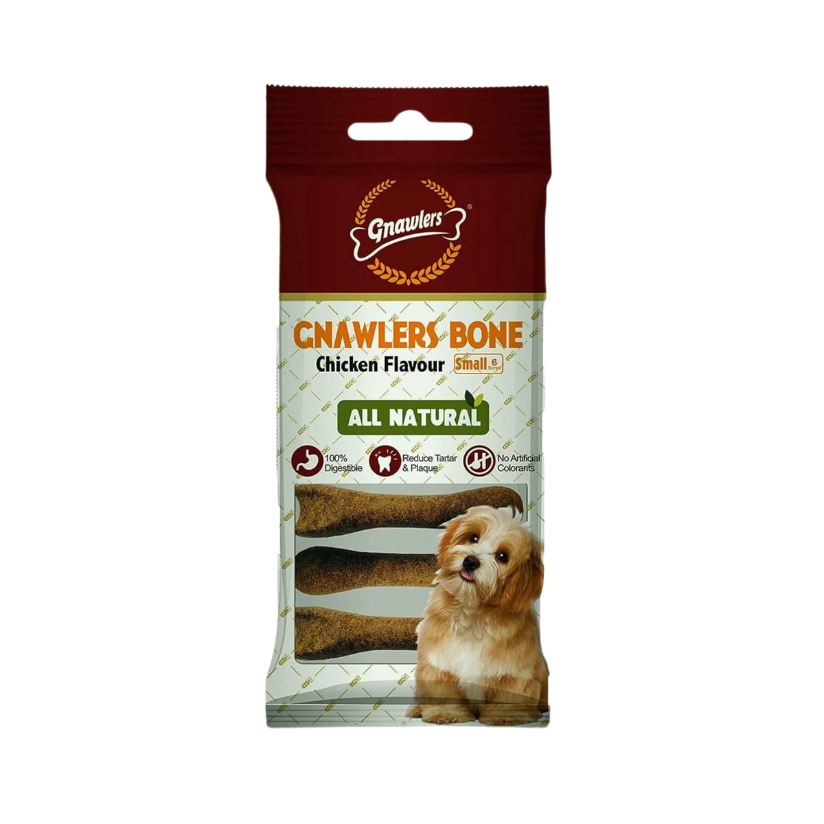 Gnawlers Chicken Bone 6" Inch (M) - Animeal
