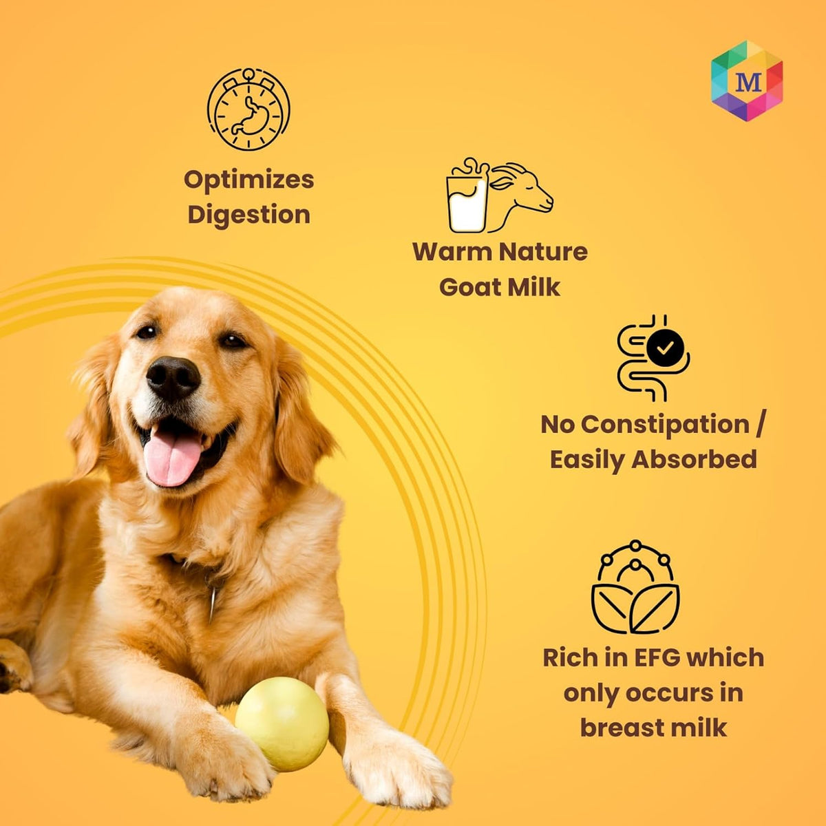 Goat Milk + Multivitamin + Colostrum (Immunity Booster) for Dogs | Pack of 15 Sachets - Animeal