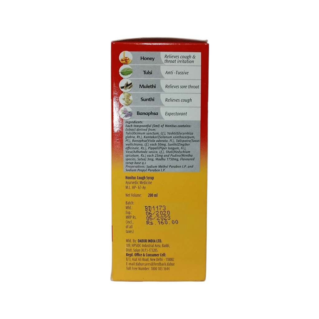 HONITUS COUGH SYRUP (M) - Animeal