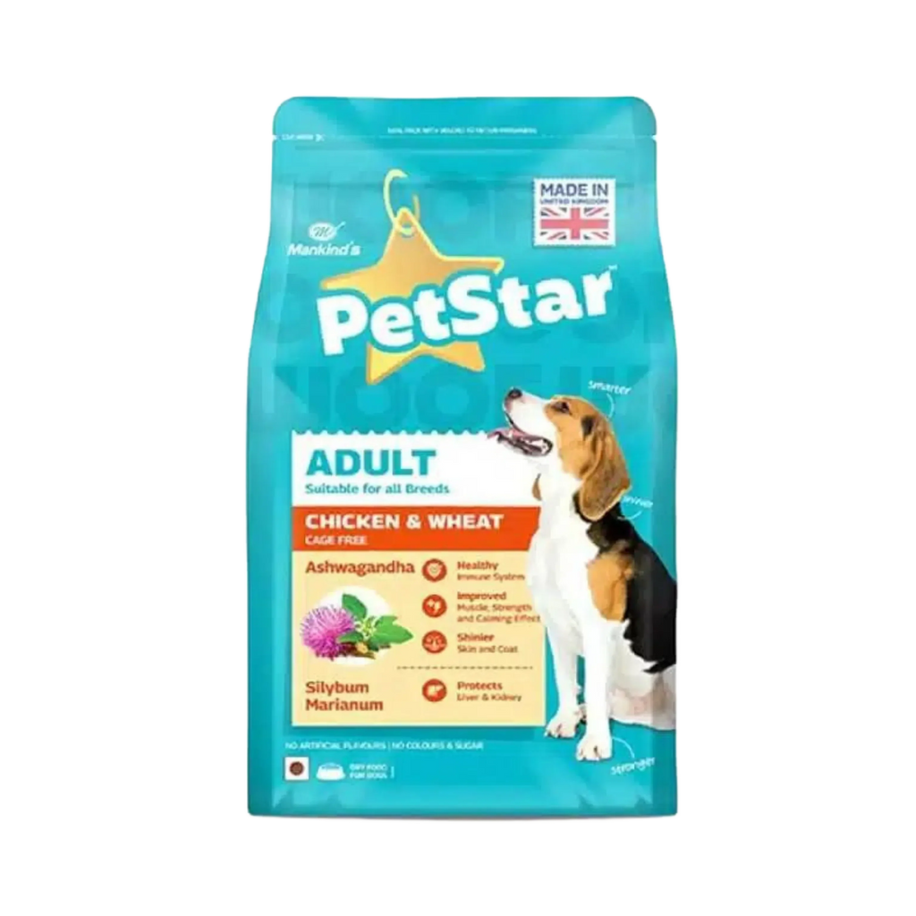 PETSTAR ADULT CHIC & WHEAT DRY FOOD (M)