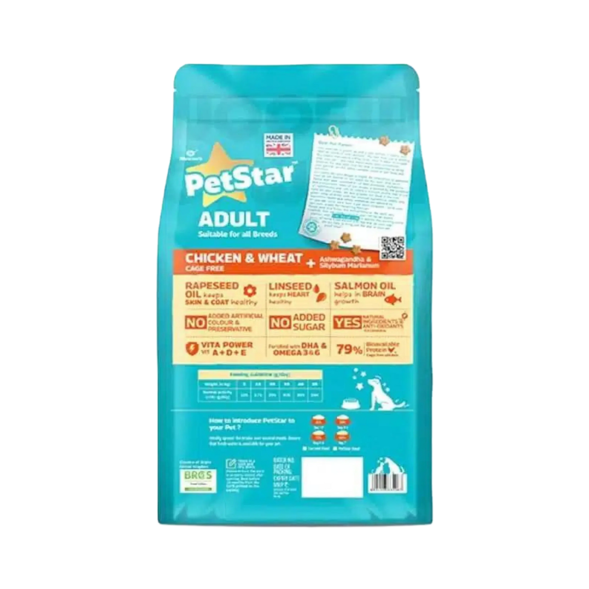 PETSTAR ADULT CHIC & WHEAT DRY FOOD (M)