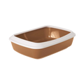 IRIZ CAT LITTER TRAY PLUS RAM NORDIC BROWN - Animeal