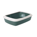 IRIZ CAT LITTER TRAY PLUS RIM NORDIC GREEN - Animeal