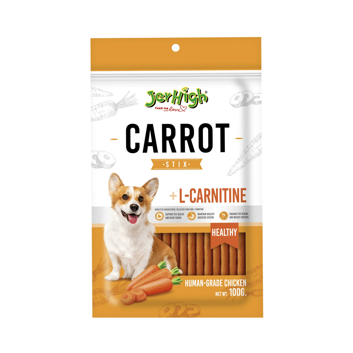 JERHIGH CARROT TREAT (M) - Animeal
