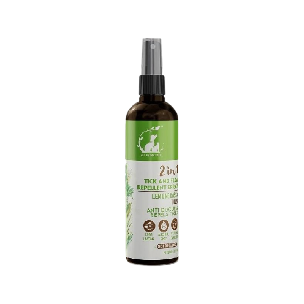 LEMONGRASS AND TULSI TICK AND FLEA REPELLENT SPRAY (200ML) - Animeal