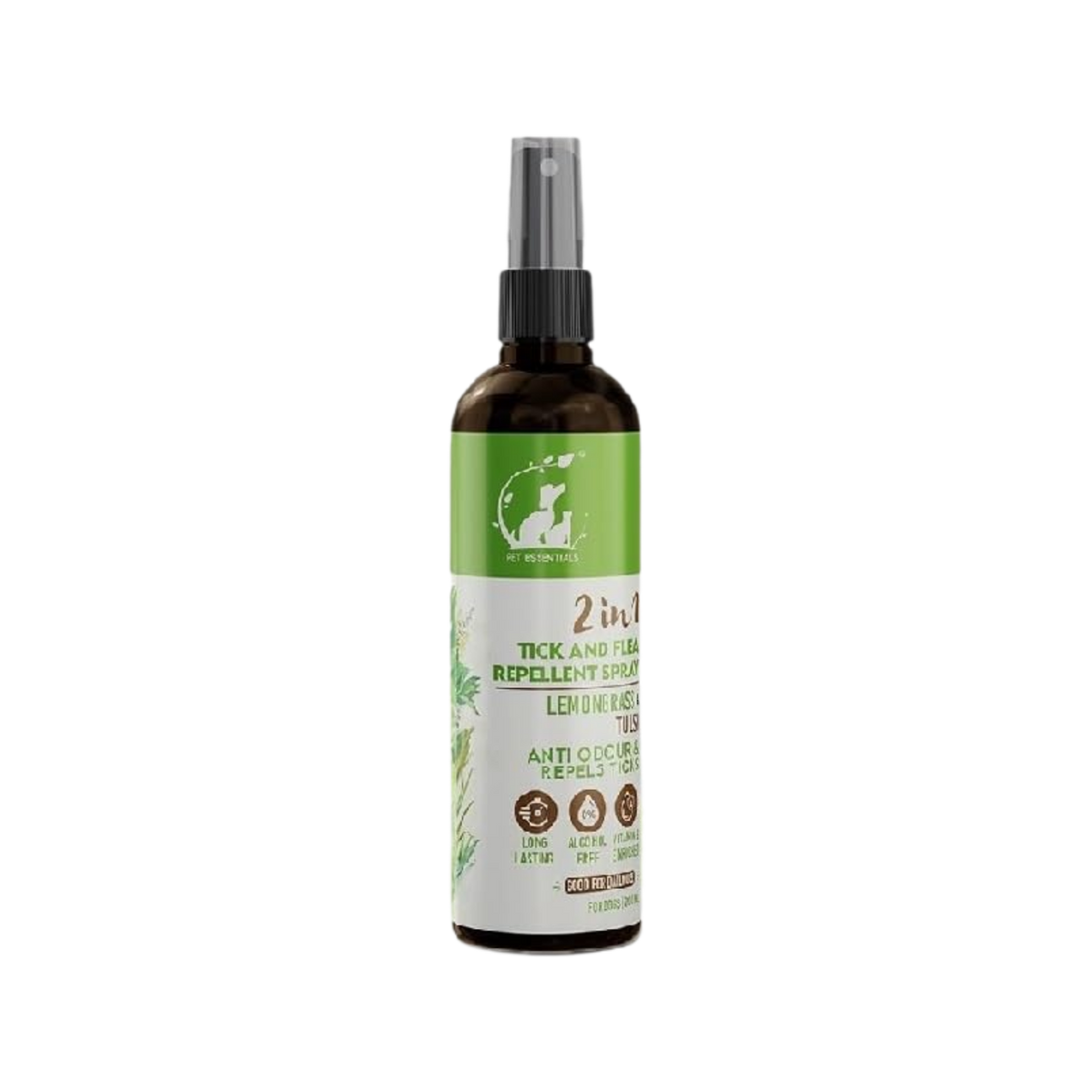 LEMONGRASS AND TULSI TICK AND FLEA REPELLENT SPRAY (200ML) - Animeal
