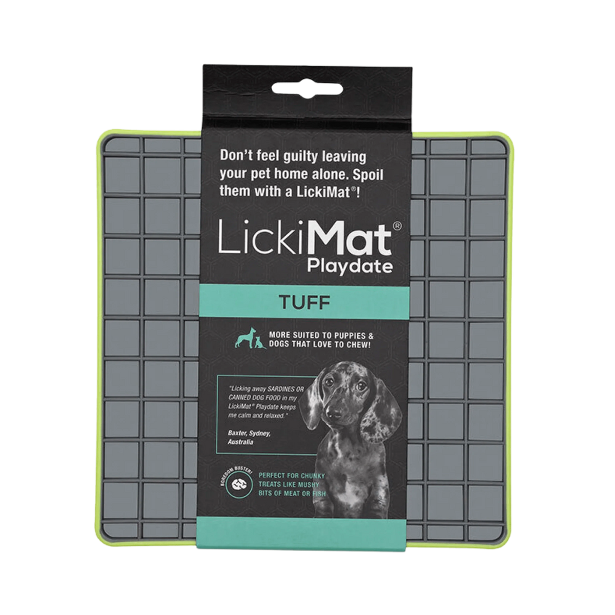 LICKIMAT PLAYDATE TUFF GREEN - Animeal