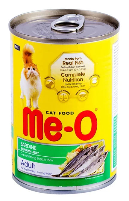 ME-O SARDINE SALMON CAT CAN [400 GM] - Animeal