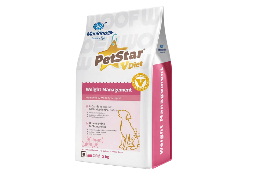 Mankind Petstar Weight Management Dog Dry Food [2kg] - Animeal