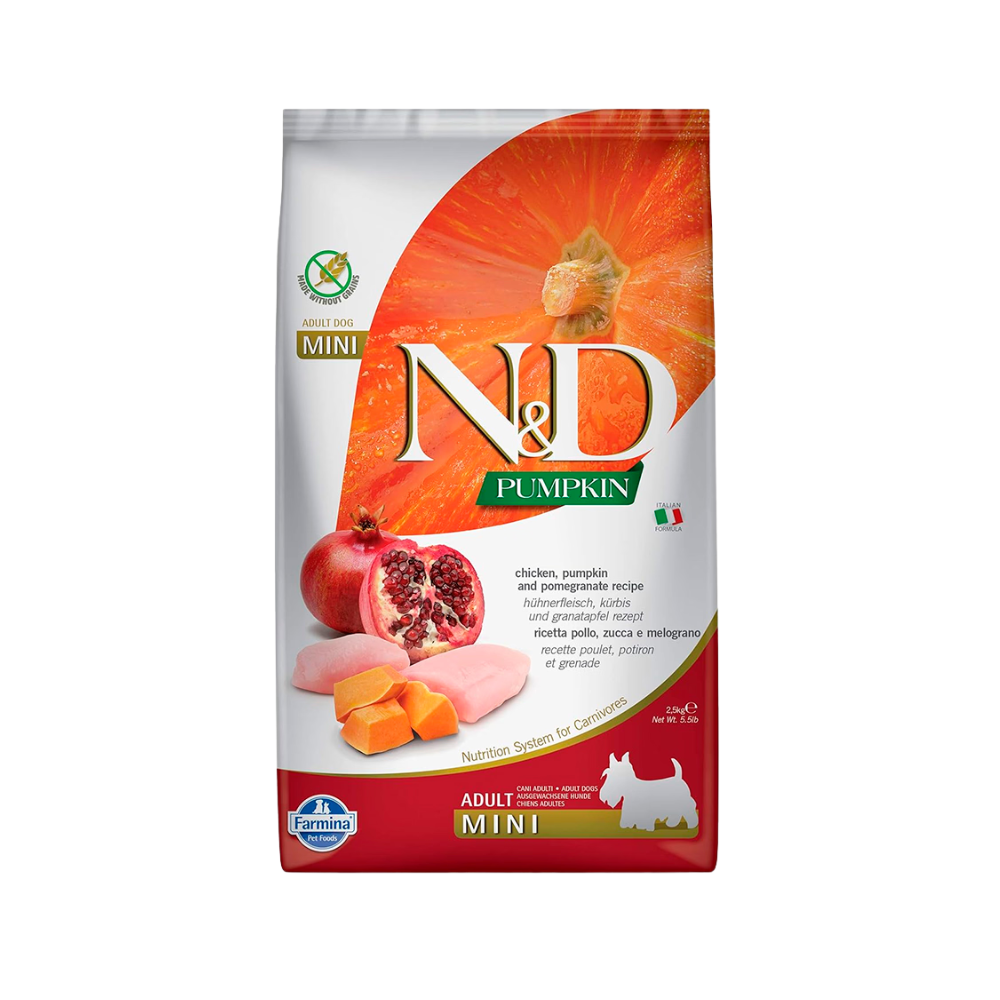 N&D GF CHIC ADU MINI DRY FOOD [7 KG] - Animeal