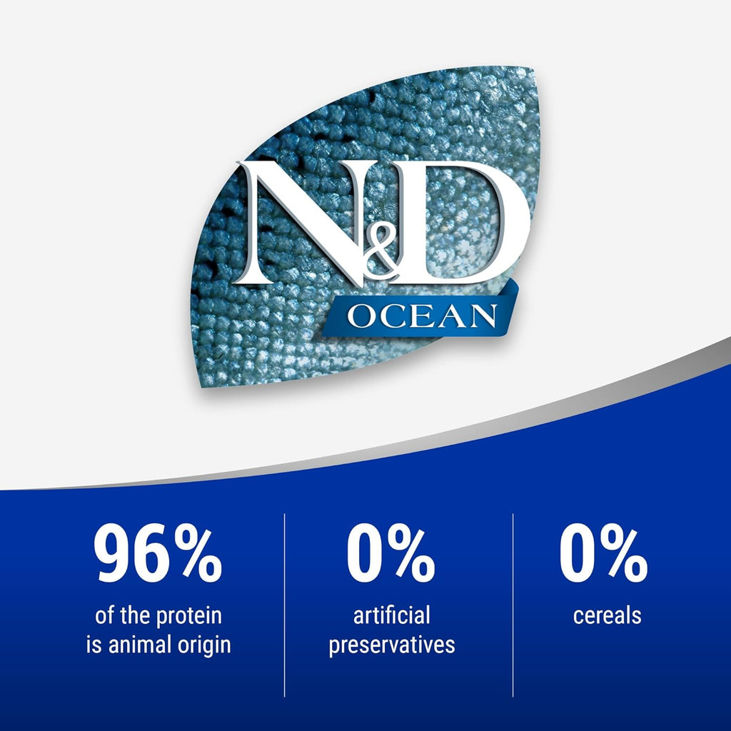 N&D OC COD ADU MAXI GF DRY FOOD [12 KG] - Animeal
