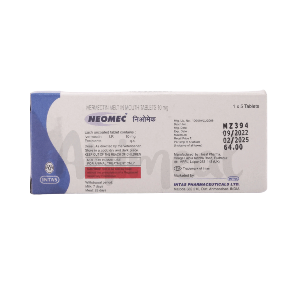 NEOMEC TABLET (S) - Animeal