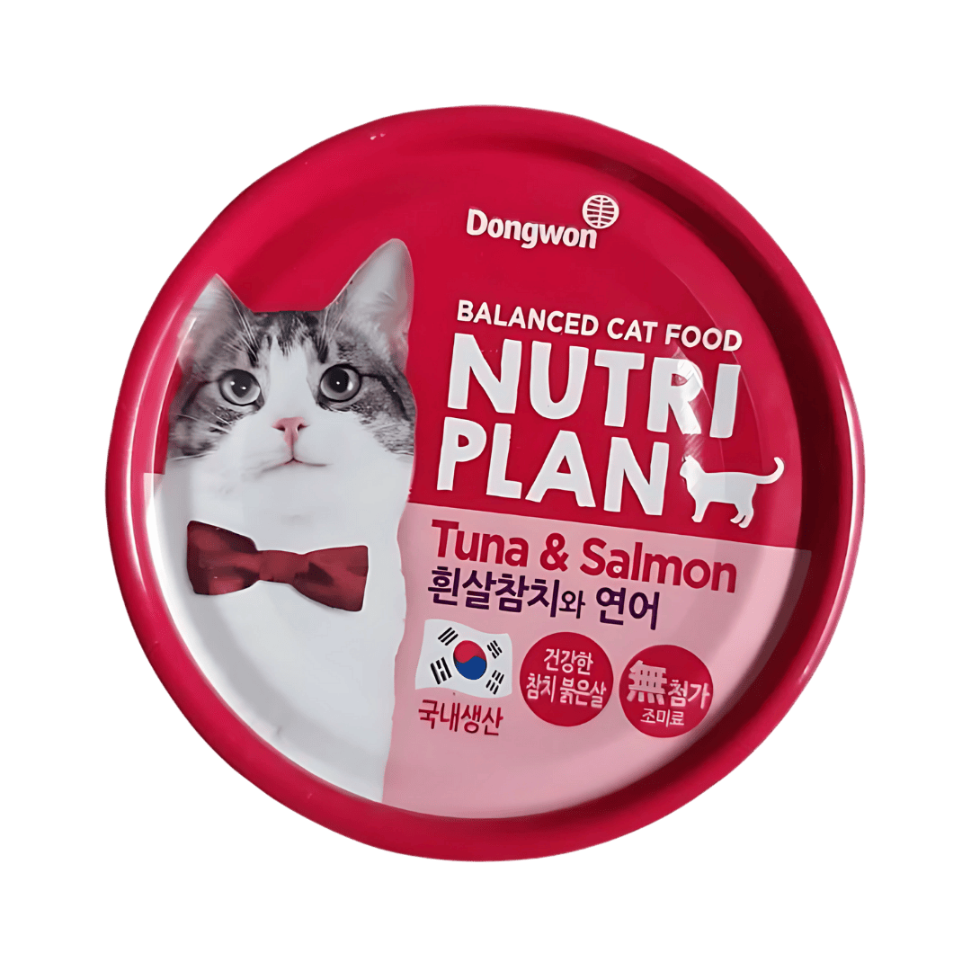 Nutri Plan Tuna and Salmon Wet Cat Food, 160g Can
