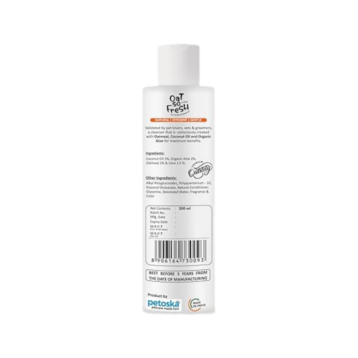 OAT SO FRESH DOG SHAMPOO - Animeal