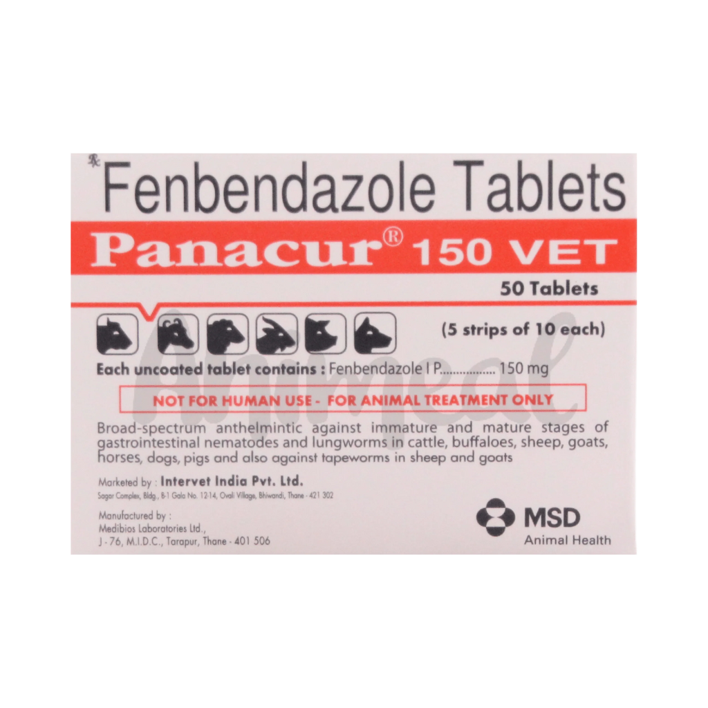 PANACURE 150 VET TABLET - Animeal