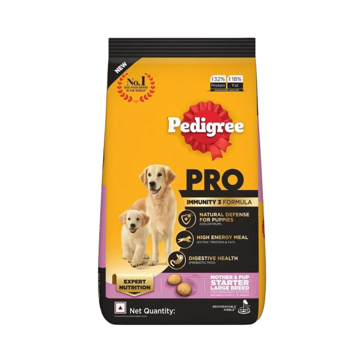 PEDIGREE PRO STARTER LARGE BREED DRY FOOD (L) - Animeal