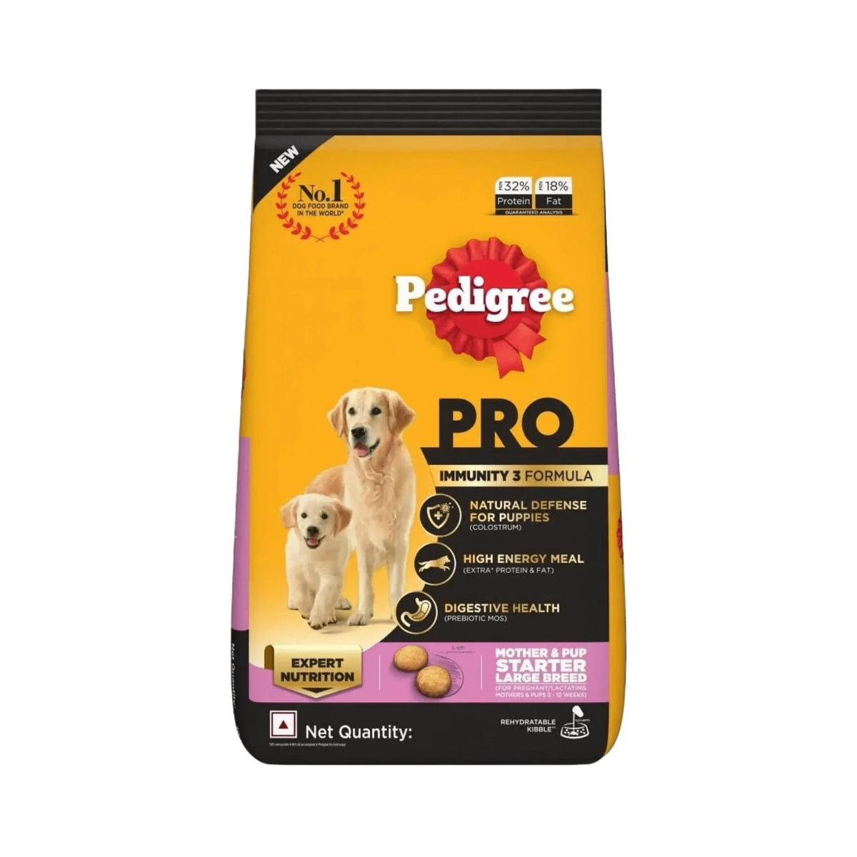 PEDIGREE PRO STARTER LARGE BREED DRY FOOD (M) - Animeal